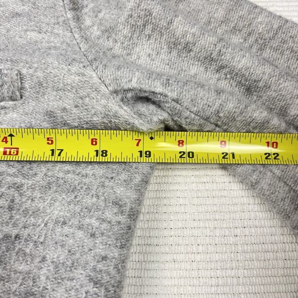 Elliot Lauren Womens Knit Sweater Blazer Grey Size 8 Cotton Single Button Career - Picture 6 of 8